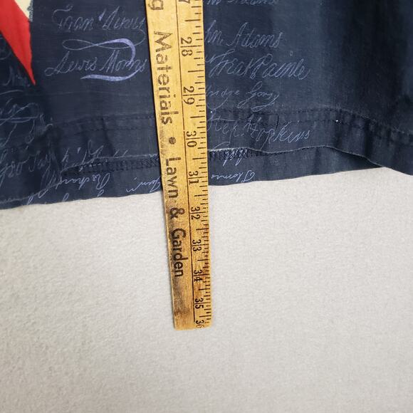 Cotton Traders Men's XXL American Flag Print Polo Shirt Red White Blue Patriotic - Picture 7 of 7